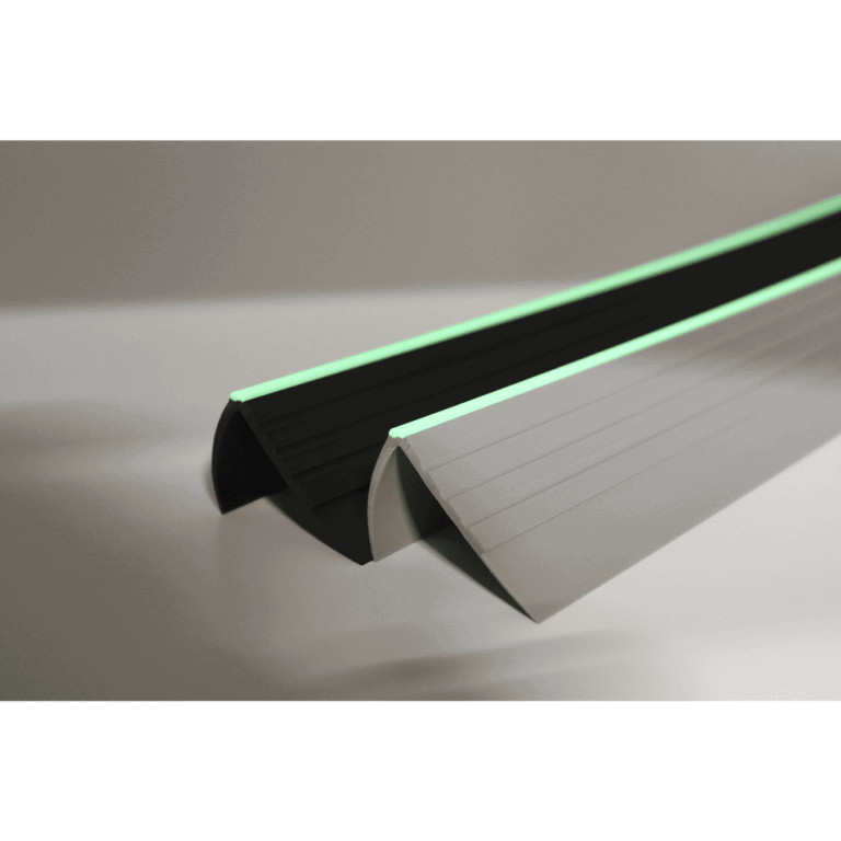 Flexible Luminescent Non-Slip PVC Stair Nosing 40x40mm 730-RDFL Stair Nosing etc